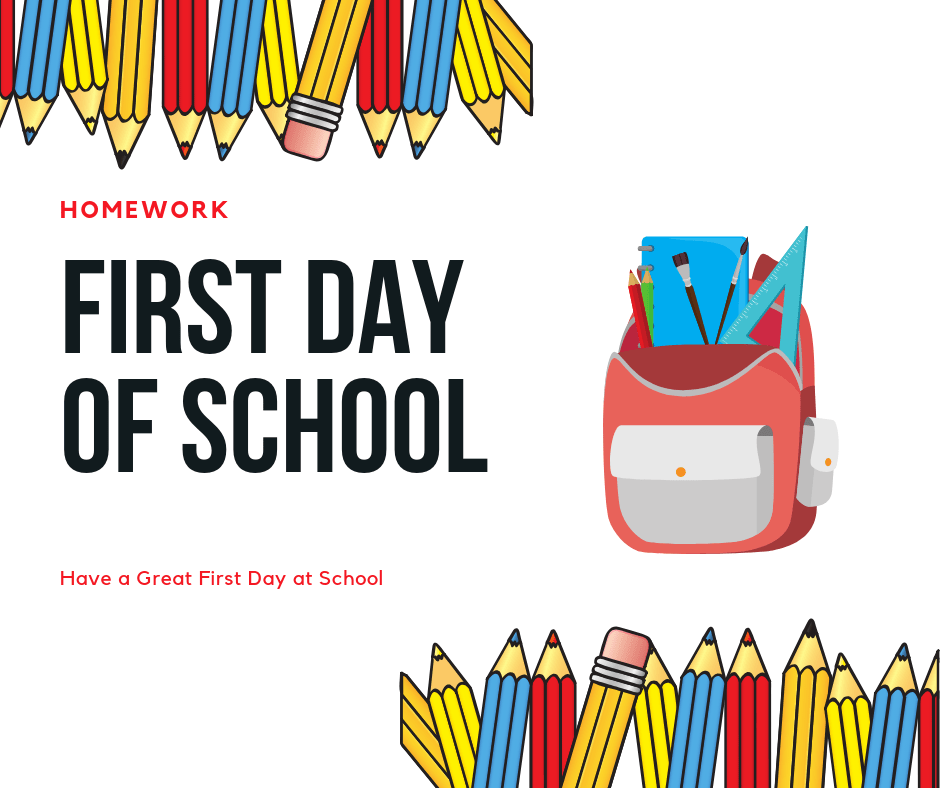 First Day of&nbsp;School