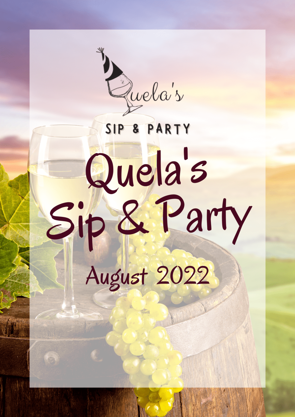 August Quela’s Sip & Party&nbsp;Booklet