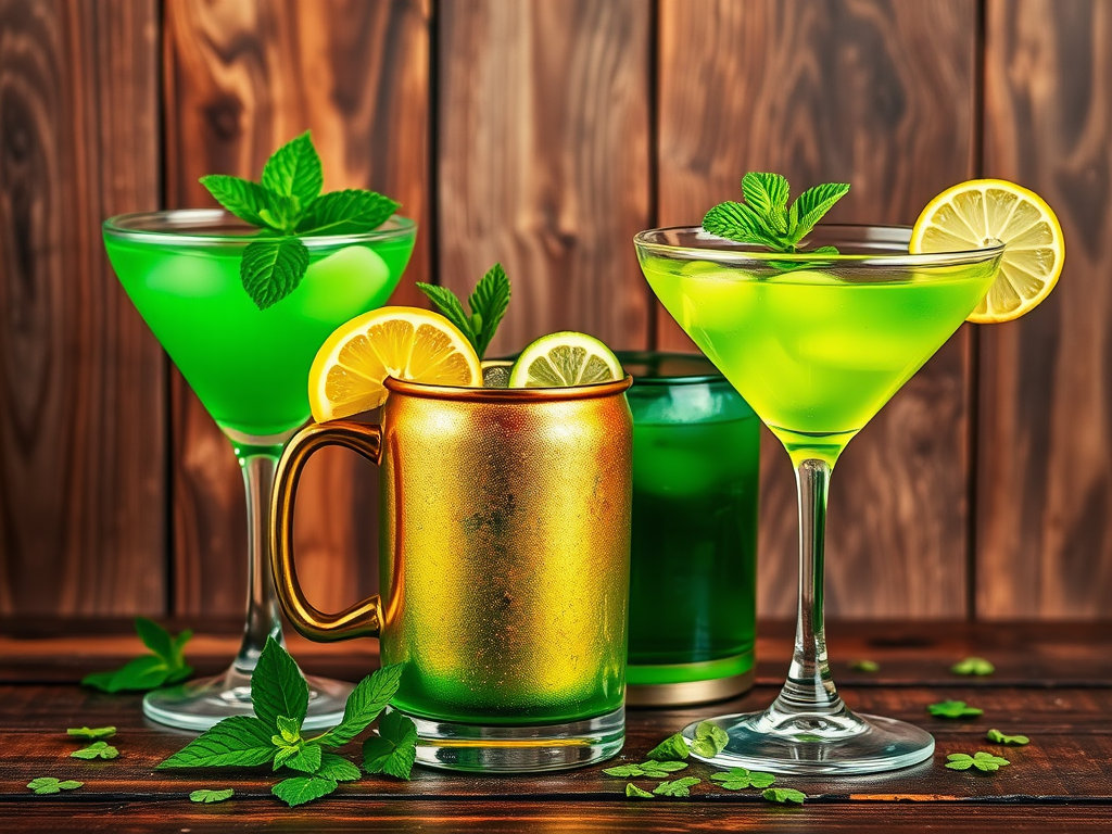 St. Patrick’s Cocktails /&nbsp;Mocktails